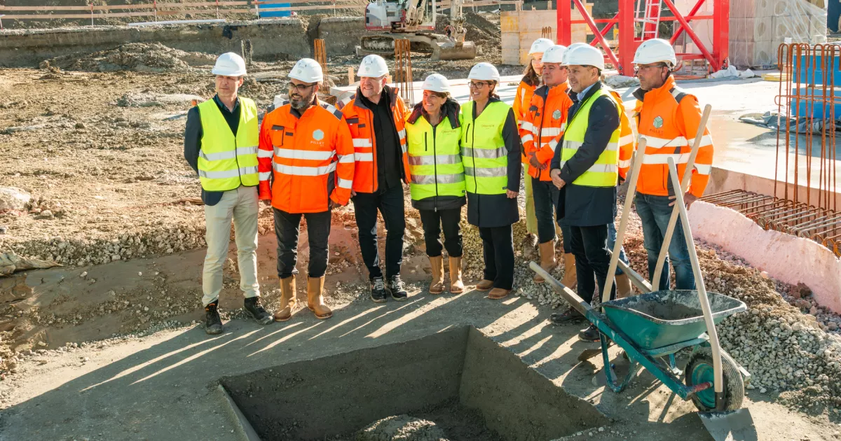Le bureau Pillet pose la première pierre de la Fabrique Caran d’Ache